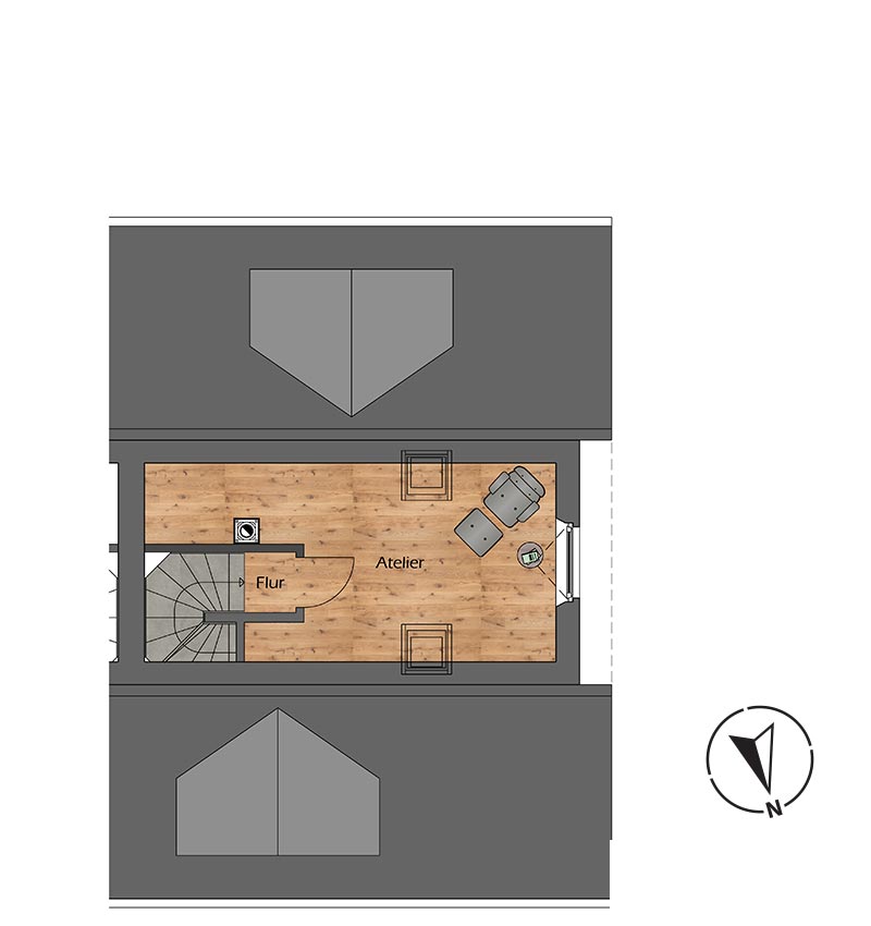 Aike Grundriss Atelier