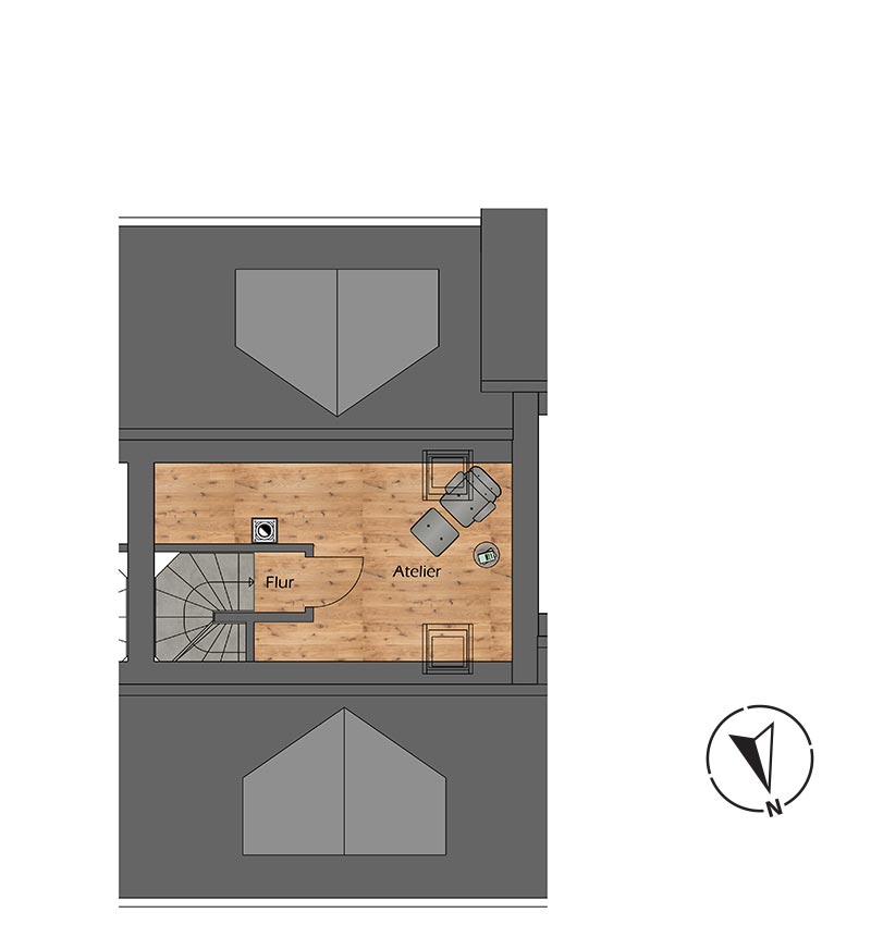 Casjen Grundriss Atelier