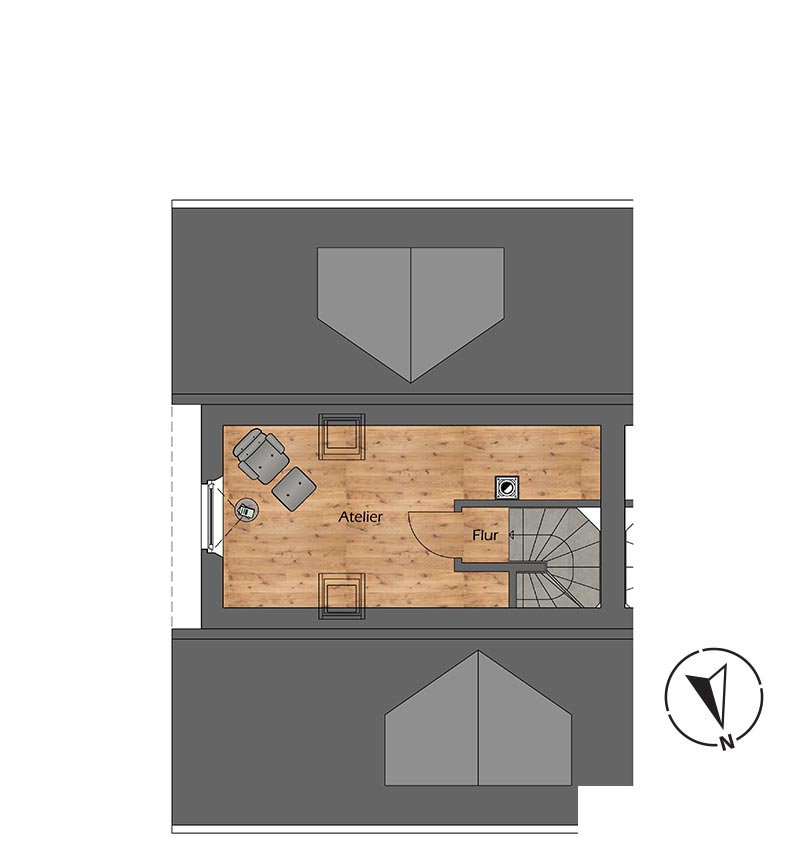 Daje Grundriss Atelier